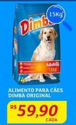 Assaí Atacadista ALIMENTO PARA CÃES DIMBA ORIGINAL 15Kg oferta