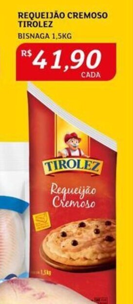 Assaí Atacadista REQUEIJÃO CREMOSO TIROLEZ BISNAGA 1,5KG oferta