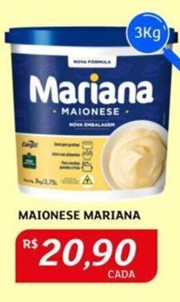 Assaí Atacadista MAIONESE MARIANA 3Kg oferta