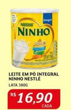 Assaí Atacadista LEITE EM PÓ INTEGRAL NINHO NESTLÉ LATA 380G oferta