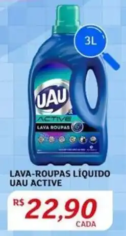 LAVA-ROUPAS LÍQUIDO UAU ACTIVE 3L