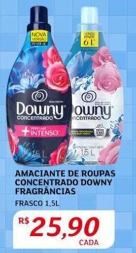Assaí Atacadista AMACIANTE DE ROUPAS CONCENTRADO DOWNY FRAGRÂNCIAS FRASCO 1,5L oferta