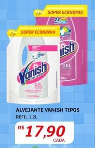 Assaí Atacadista ALVEJANTE VANISH TIPOS REFIL 1,2L oferta