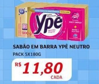 Assaí Atacadista SABÃO EM BARRA YPÊ NEUTRO PACK 5X180G oferta
