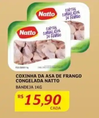 Assaí Atacadista COXINHA DA ASA DE FRANGO CONGELADA NATTO BANDEJA 1KG oferta