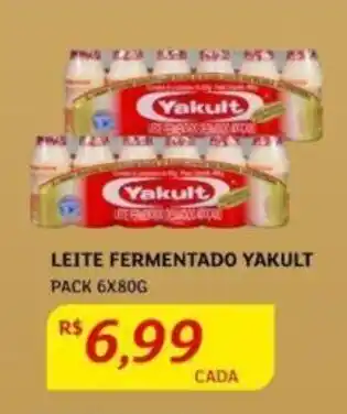 LEITE FERMENTADO YAKULT PACK 6X80G