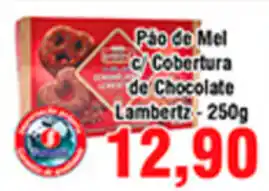 Shibata Supermercados Pao de Mel c/ Cobertura de Chocolate Lambertz 250g oferta