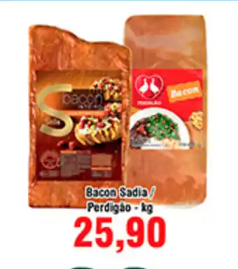 Shibata Supermercados Bacon Sadia / Perdigao 1kg oferta