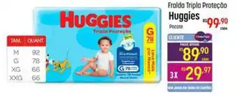 Muffato Fralda Tripla Proteção Huggies oferta