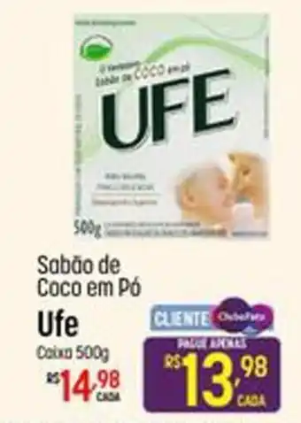 Muffato Sabão de Coco em Pó Ufe caixa 500g oferta