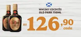 Bahamas Supermercados WHISKY ESCOCÊS OLD PARR 750ML oferta