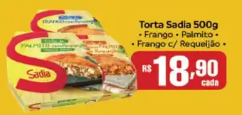 Bahamas Supermercados Torta Sadia 500g oferta