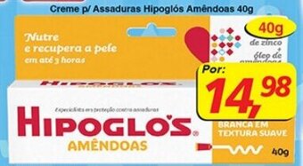 Supermercados Guanabara Creme p/ Assaduras Hipoglos Amendoas 40g oferta