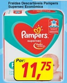 Supermercados Guanabara Fraldas Descartaveis Pampers Supersec Economica oferta