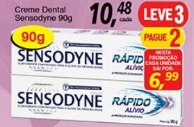 Supermercados Guanabara Creme Dental Sensodyne 90g oferta