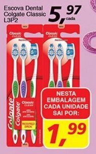 Supermercados Guanabara Escova Dental Colgate Classic L3P2 oferta