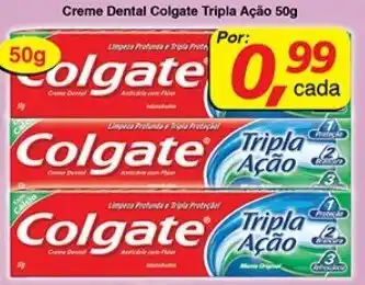 Supermercados Guanabara Creme Dental Colgate Tripla Acao 50g oferta