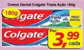 Supermercados Guanabara Creme Dental Colgate Tripla Acao 180g oferta