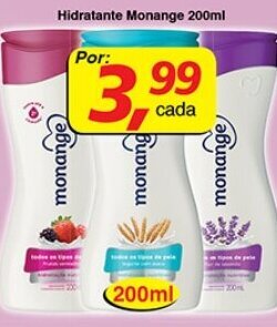 Supermercados Guanabara Hidratante Monange 200ml oferta