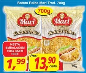 Supermercados Guanabara Batata Palha Mari Trad. 700g oferta