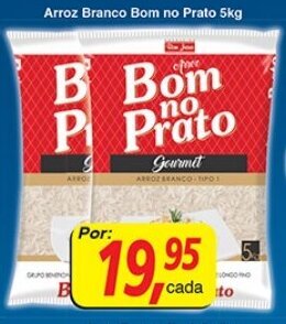 Supermercados Guanabara Arroz Branco Bom no Prato 5kg oferta