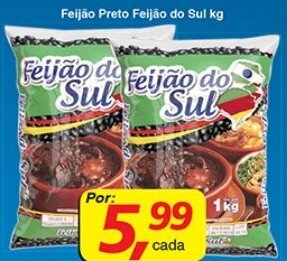 Supermercados Guanabara Feijao Preto Feijao do Sul 1kg oferta