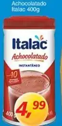 Supermercados Guanabara Achocolatado Italac 400g oferta