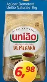 Supermercados Guanabara Acucar Demerara uniao Naturale 1kg oferta