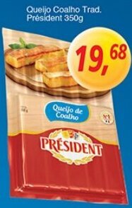 Supermercados Guanabara Queijo Coalho Trad. President 350g oferta