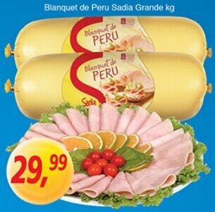 Supermercados Guanabara Blanquet de Peru Sadia Grande 1kg oferta