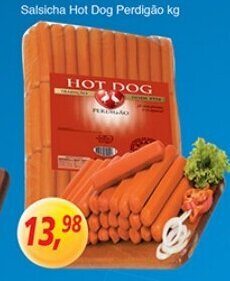 Supermercados Guanabara Salsicha Hot Dog Perdigao 1kg oferta
