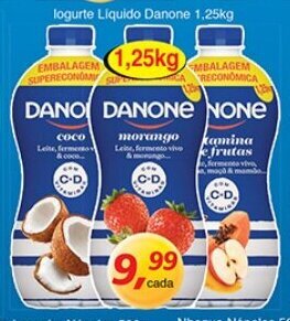 Supermercados Guanabara Iogurte Liquido Danone 1250g oferta