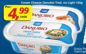 Supermercados Guanabara Creme Cheese Danubio Trad. ou Light 150g oferta