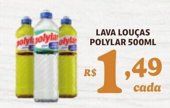 Bahamas Supermercados LAVA LOUÇAS POLYLAR 500ML oferta