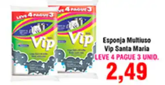Shibata Supermercados Esponja multiuso Vip Santa Maria oferta