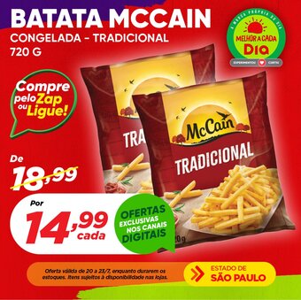 Dia BATATA MCCAIN CONGELADA - TRADICIONAL 720g oferta