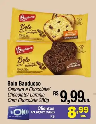 Fort Atacadista Bolo Bauducco Cenoura e Chocolate/ Chocolate/Laranja Com Chocolate 280g oferta