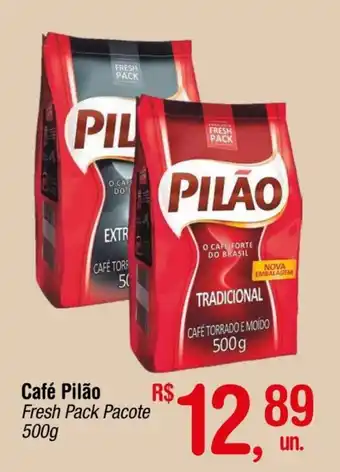 Fort Atacadista Café Pilão Fresh Pack Pacote 500g oferta