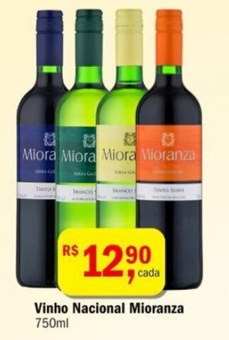 Ultrabox Vinho Nacional Mioranza 750ml oferta