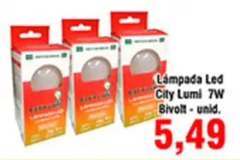 Lampada Led City Lumi 7W