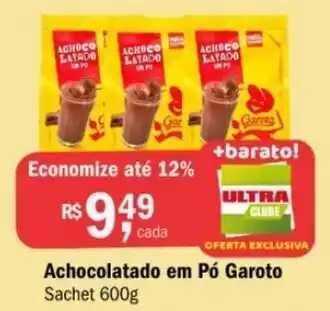 Ultrabox Achocolatado em Pó Garoto Sachet 600g oferta