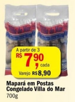 Ultrabox Mapará em Postas Congelado Villa do Mar 700g oferta