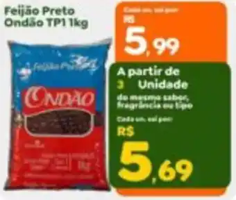 Feijão Preto Ondão TP1 1kg