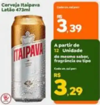 Econômico Atacadão Cerveja Itaipava Latão 473ml oferta