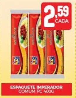 Fort Atacadista ESPAGUETE IMPERADOR COMUM PC 400G oferta