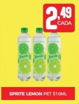 Fort Atacadista SPRITE LEMON PET 510ML oferta