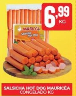 Fort Atacadista SALSICHA HOT DOG MAURICÉA CONGELADO KG oferta
