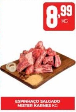 Fort Atacadista ESPINHAÇO SALGADO MISTER KARNES KG oferta