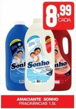 Fort Atacadista AMACIANTE SONHO FRAGRÂNCIAS 1,5L oferta