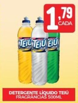 Fort Atacadista DETERGENTE LÍQUIDO TEIÚ FRAGRÂNCIAS 500ML oferta